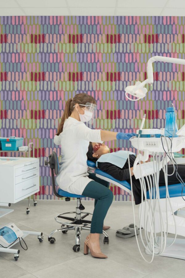 Removable Vibrant Stroke Symphony wallpaper from Fancy Walls