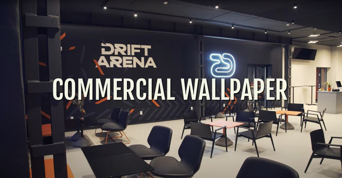 Commercial wallpaper & commercial wall murals - type II or wallpaper for commercial premises