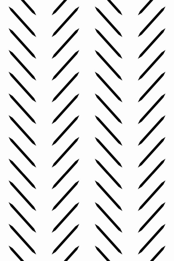 Pattern repeat of Contemporary herringbone removable wallpaper design
