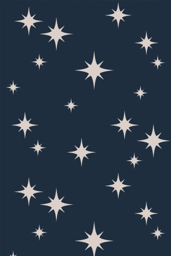 Pattern repeat of Contemporary stars removable wallpaper design