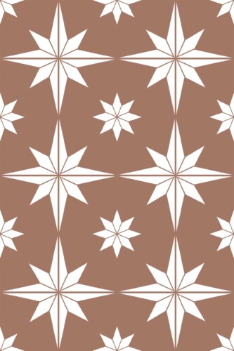 Fancy Walls Brown Stars removable wallpaper