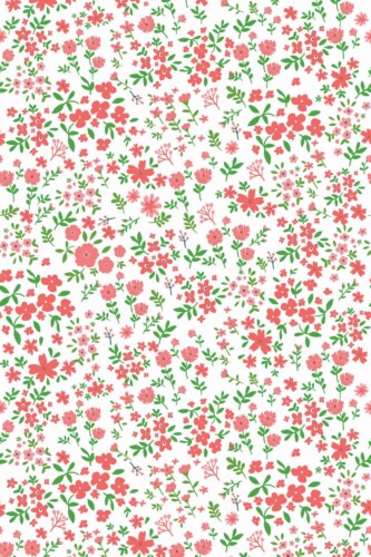 Pattern repeat of Cottage core removable wallpaper design