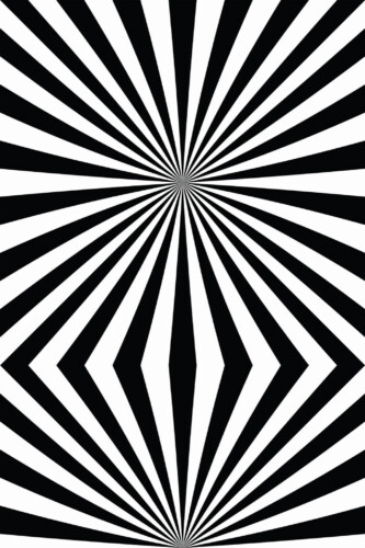 Pattern repeat of Crazy lines removable wallpaper design