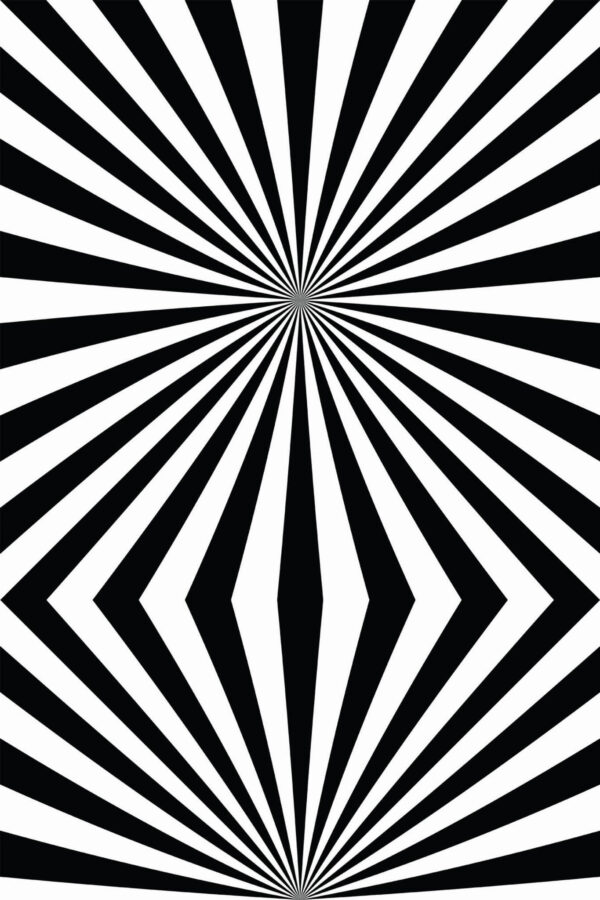 Pattern repeat of Crazy lines removable wallpaper design