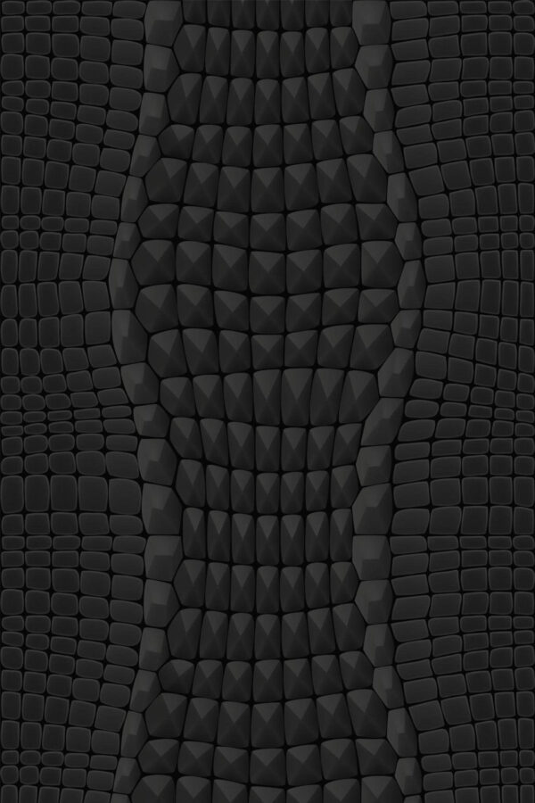 Pattern repeat of Crocodile removable wallpaper design