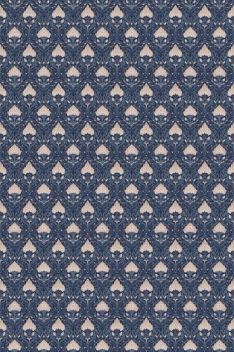 Fancy Walls peel and stick wallpaper with Blue Damask pattern