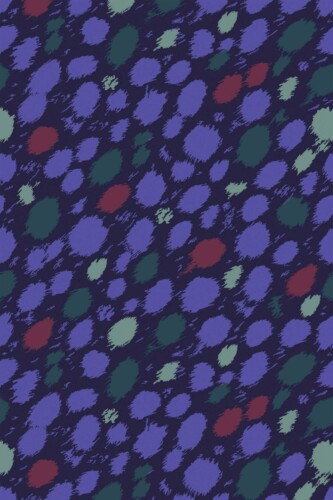Fancy Walls Dark Blue Stylized Animal Print Bold self-adhesive wallpaper