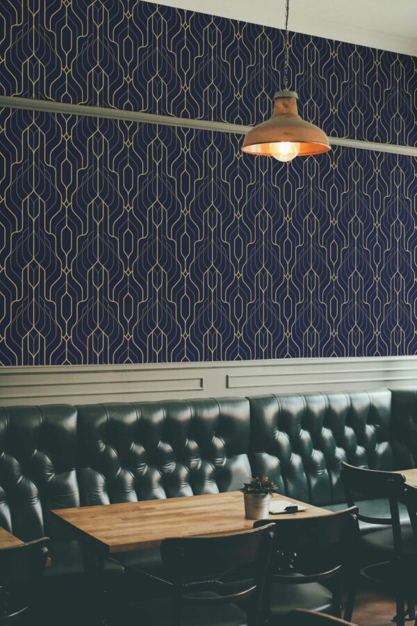 Midnight Deco Elegance self-adhesive wallpaper by Fancy Walls