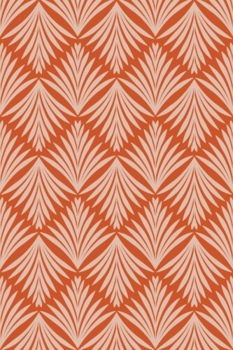 Pattern repeat of Deco Terra removable wallpaper design