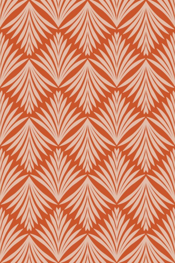 Pattern repeat of Deco Terra removable wallpaper design