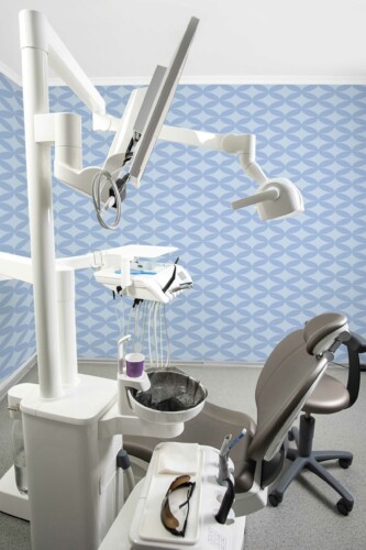 Fancy Walls Dental Hue peel and stick wallpaper