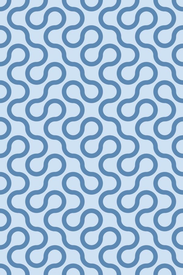 Azure Dental Elegance traditional wallpaper by Fancy Walls