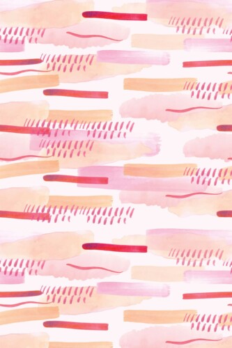 Traditional Rosy Dentist Watercolor wallpaper by Fancy Walls