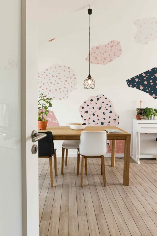 Fancy Walls Big terrazzo peel and stick wall murals