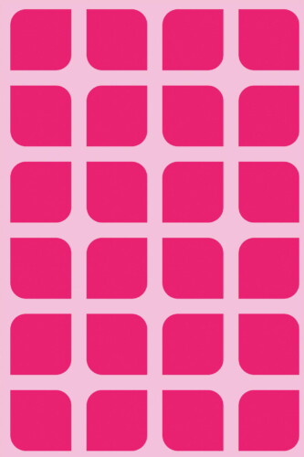 Pattern repeat of Doll House Inspired Geometric removable wallpaper design