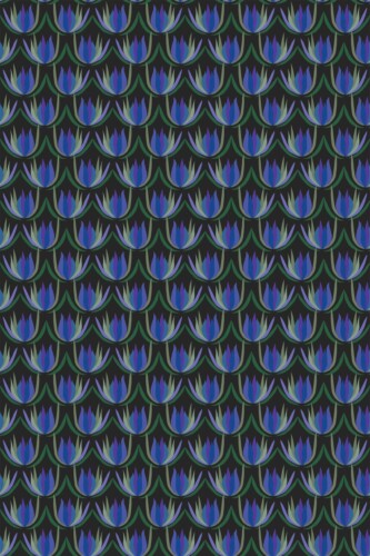 Fancy Walls Blue Bloom non-pasted wallpaper