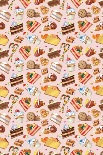 Fancy Walls peel and stick wallpaper with pink fun design