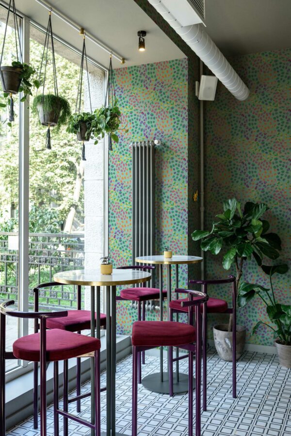 Vivid Element Harmony Self-Adhesive Wallpaper by Fancy Walls