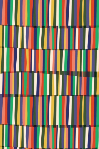 Removable Wallpaper with Colorful Opaque Stripes from Fancy Walls