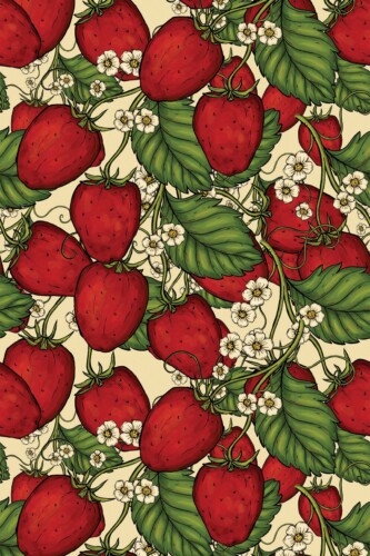 Fancy Walls Berry Patch peel and stick wallpaper
