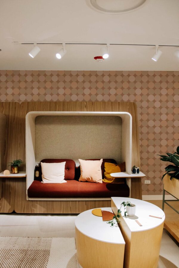 Fancy Walls Coffee Hue peel and stick wallpaper