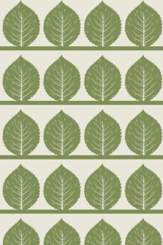 Pattern repeat of Fall Birch Leaves removable wallpaper design