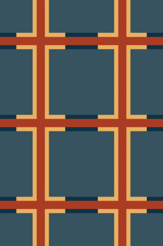 Pattern repeat of Fall Geometric removable wallpaper design