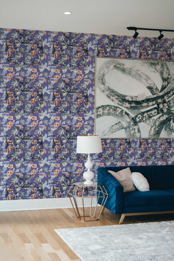 Purple Chateau Mood Wallpaper