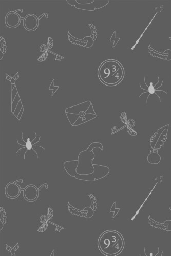 Fancy Walls Fantasy Wizard Gray peel and stick wallpaper