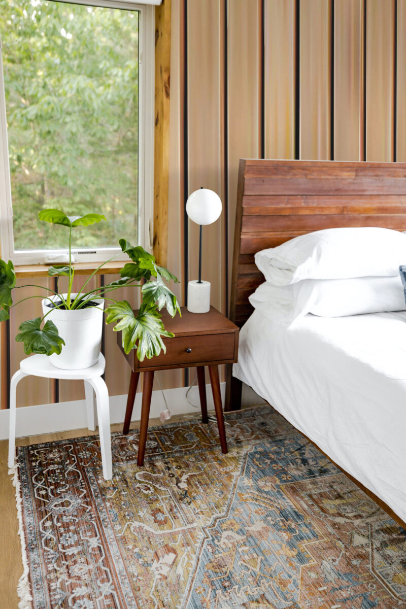 Wooden Slats peel and stick or non-pasted wall mural. Fancy Walls removable self-adhesive or traditional faux wood eco-friendly and PVC-free bedroom mural wallpaper.