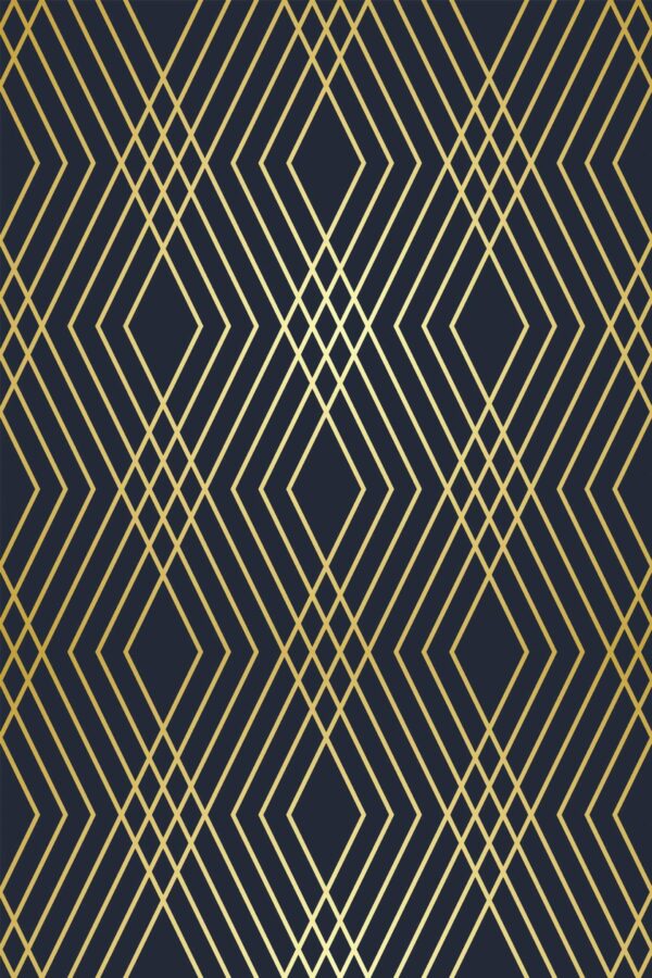 Pattern repeat of Fine lines removable wallpaper design