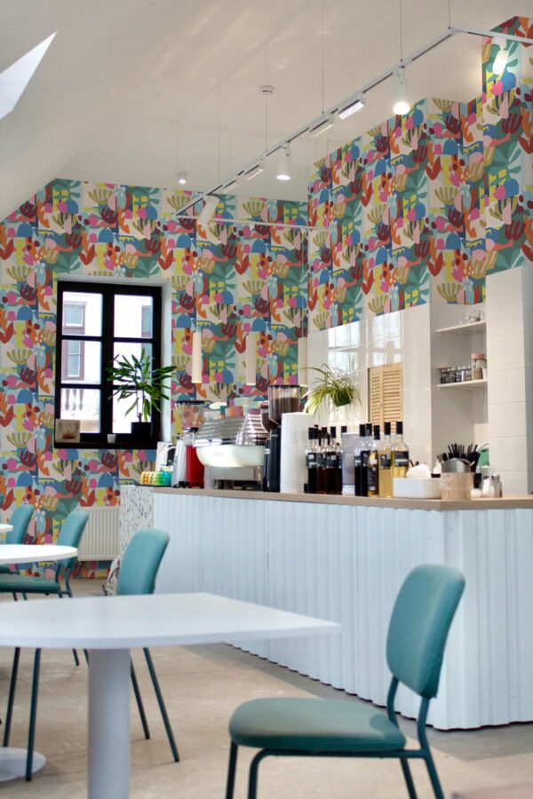 Unpasted Wallpaper Featuring FloralVivid Pattern by Fancy Walls