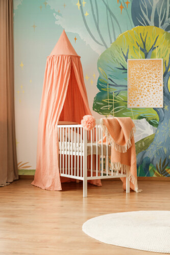 Murals for walls featuring Verdant Forest Time by Fancy Walls