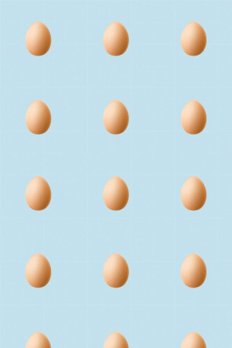 Pattern repeat of Fresh eggs removable wallpaper design