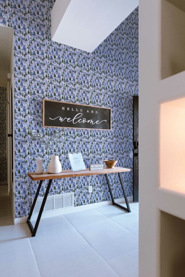 Snowy Forest Escape unpasted wallpaper for walls by Fancy Walls