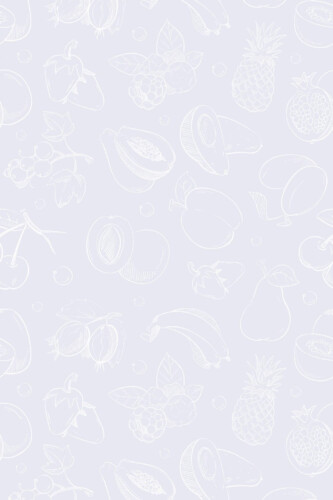 Pattern repeat of Fruit kitchen removable wallpaper design