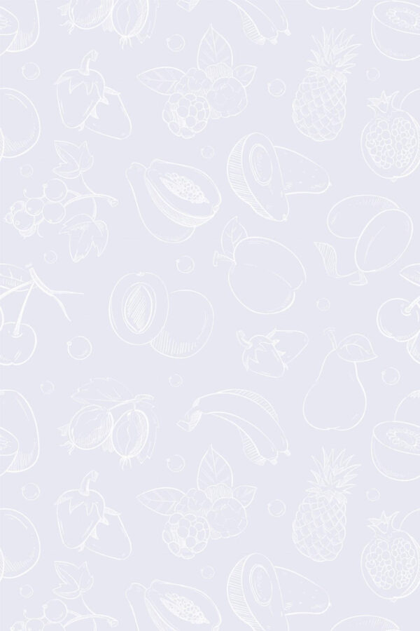 Pattern repeat of Fruit kitchen removable wallpaper design