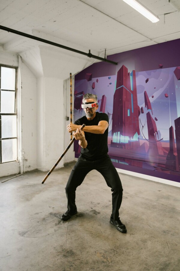 Wall mural peel and stick Amazing Gaming Room by Fancy Walls