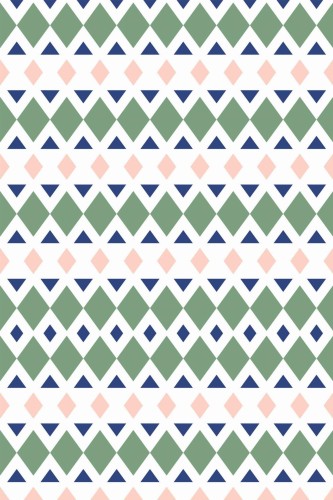 Pattern repeat of Geometric argyle pattern removable wallpaper design