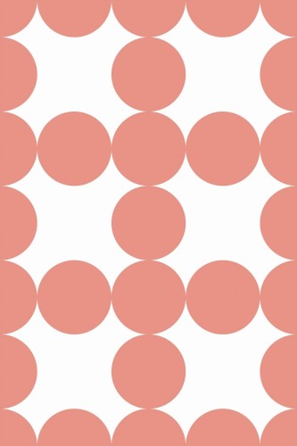 Pattern repeat of Geometric circle removable wallpaper design