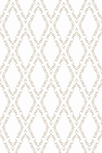 Pattern repeat of Geometric delicate diamond pattern removable wallpaper design