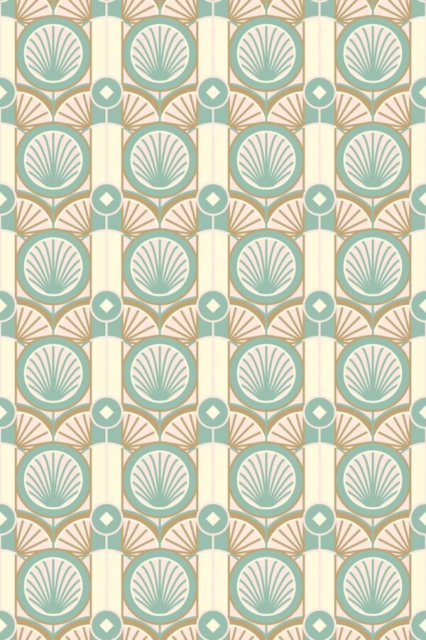 Light Art Deco Wallpaper