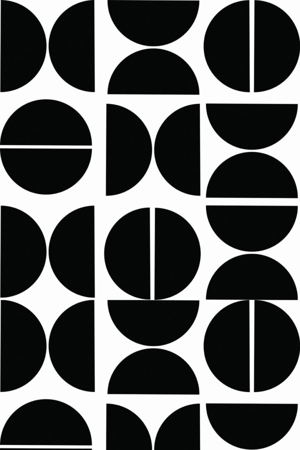 Pattern repeat of Geometric removable wallpaper design