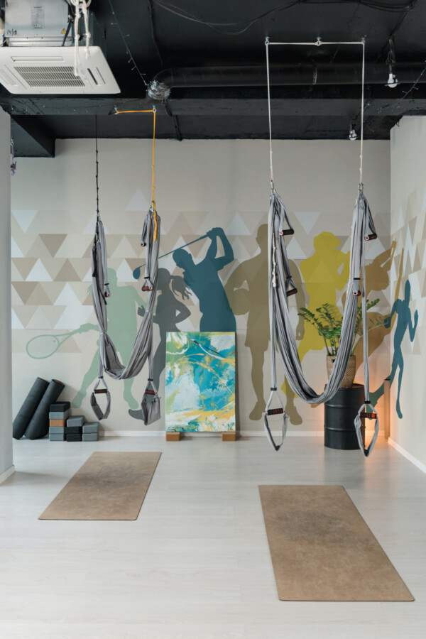 Fancy Walls self-adhesive neutral sports wall mural.
