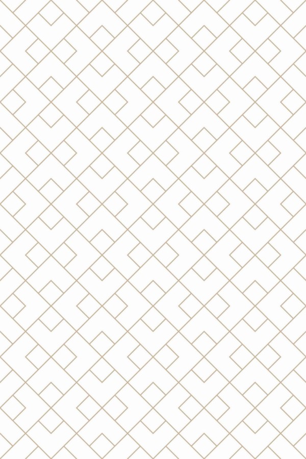 Pattern repeat of Geometric square removable wallpaper design
