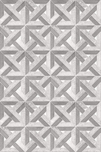 Pattern repeat of Geometric stone tile removable wallpaper design