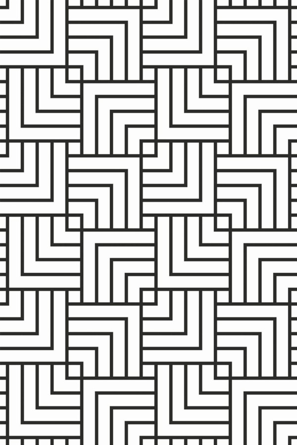 Pattern repeat of Geometric texture removable wallpaper design