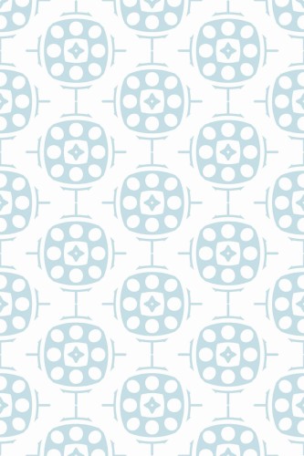 Pattern repeat of Geometric tile ornament removable wallpaper design