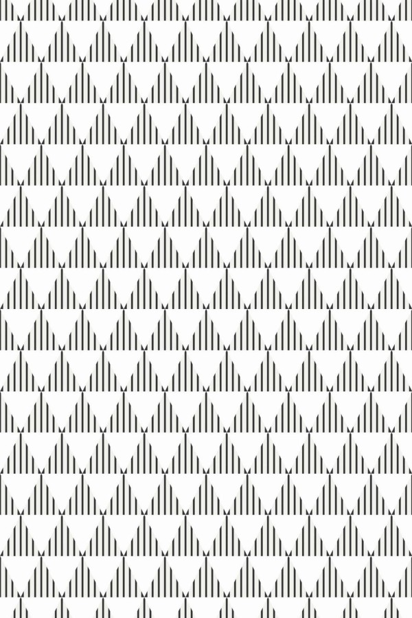 Pattern repeat of Geometric triangle removable wallpaper design