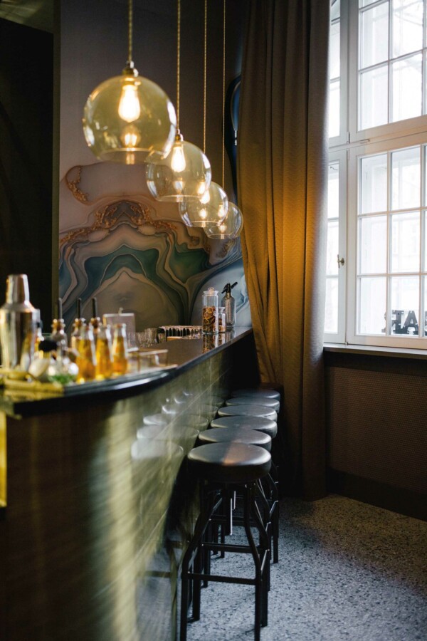 Removable wall mural featuring Elegant Aesthetic Marble by Fancy Walls